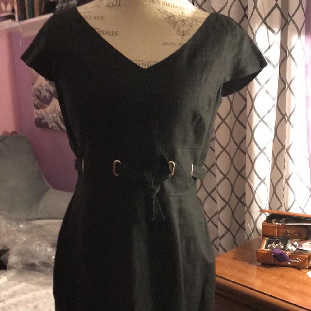 EUC TALBOTS LINEN DRESS